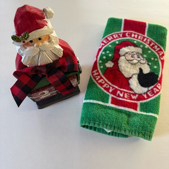 Towel & Santa Countdown to Christmas Blocks - Picture 10 of 10